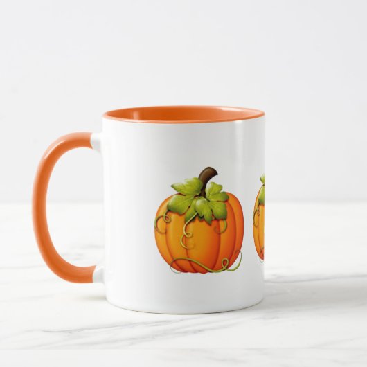 ハロウィーン/秋かぼちゃマグカップ マグカップ (左)