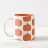 ハロウィーン/秋カボチャマグ ツートーンマグカップ (左)