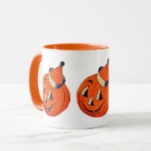 ハロウィーン/秋ジャックオランタンマグ マグカップ (正面左)