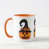ハロウィーン/秋ジャックオランタンマグ マグカップ (左)