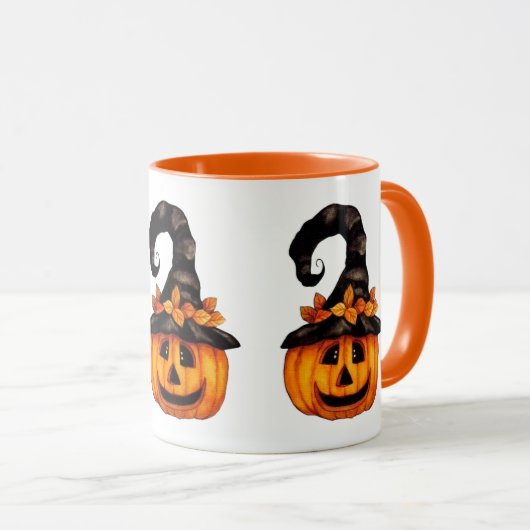 ハロウィーン/秋ジャックオランタンマグ マグカップ (正面右)