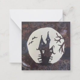 ハロウィーン/秋フラットノートカード ノートカード