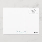 ハロウィーン&秋ヴィンテージカボチャ葉書 ポストカード (裏面)