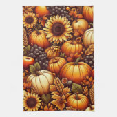ハロウィーン/秋/秋/カボチャ キッチンタオル (縦)