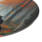 ハロウィーン/秋/秋/カボチャ/猫 カッティングボード (角)