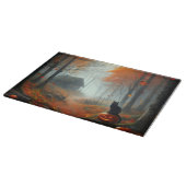 ハロウィーン/秋/秋/カボチャ/猫 カッティングボード (角)