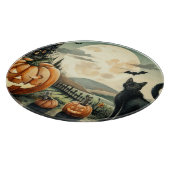 ハロウィーン/秋/秋/カボチャ/猫 カッティングボード (角)