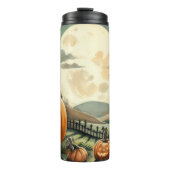 ハロウィーン/秋/秋/カボチャ/猫 タンブラー (正面)