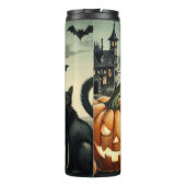 ハロウィーン/秋/秋/カボチャ/猫 タンブラー (裏面)