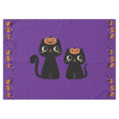 ハロウィーン/秋/秋/カボチャ/猫 テーブルクロス (正面(横))