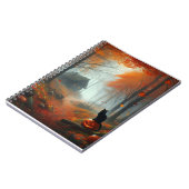 ハロウィーン/秋/秋/カボチャ/猫 ノートブック (左側)