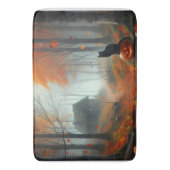 ハロウィーン/秋/秋/カボチャ/猫 バスマット (正面縦)