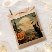 ハロウィーン/秋/秋/カボチャ/猫 フェイバーバッグ (クリップ留めされた状態)