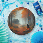 ハロウィーン/秋/秋/カボチャ/猫 ペーパープレート (パーティー)