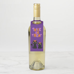 ハロウィーン/秋/秋/カボチャ/猫 ボトルネックタグ