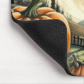 ハロウィーン/秋/秋/カボチャ/猫 マウスパッド (コーナー)