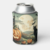 ハロウィーン/秋/秋/カボチャ/猫 缶クーラー (缶裏面)