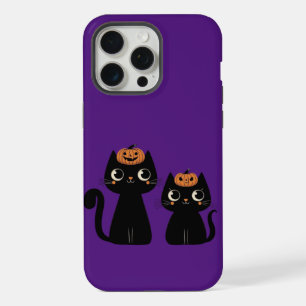 ハロウィーン/秋/秋/カボチャ/猫 iPhone 15 PRO MAXケース