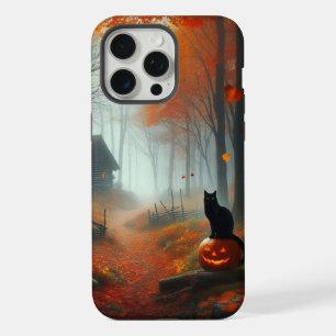 ハロウィーン/秋/秋/カボチャ/猫 iPhone 15 PRO MAXケース