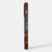 ハロウィーン/秋/秋/カボチャ/猫 iPhoneケース (左側面)