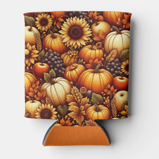 ハロウィーン/秋/秋/カボチャ 缶クーラー (正面)