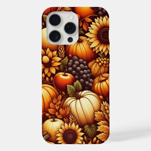 ハロウィーン/秋/秋/カボチャ iPhoneケース (裏面)