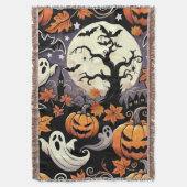 ハロウィーン/秋/秋 スローブランケット (正面縦)