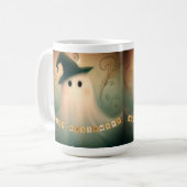ハロウィーン/秋/秋/幽霊 コーヒーマグカップ (正面左)