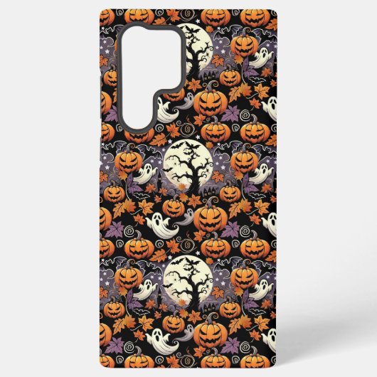 ハロウィーン/秋/秋 SAMSUNG GALAXYケース (裏面)