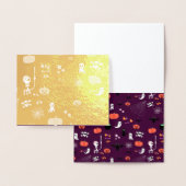 ハロウィーン 箔カード (ディスプレー)