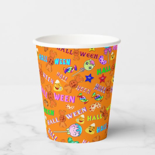 ハロウィーン 紙コップ (正面)