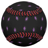 ハロウィーン，紫の目，トリックまたは治療，ブー ソフトボール (裏面)