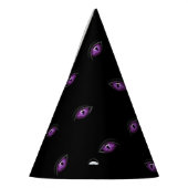 ハロウィーン，紫の目，トリックまたは治療，ブー パーティーハット (左)