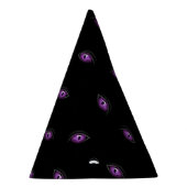 ハロウィーン，紫の目，トリックまたは治療，ブー パーティーハット (右)