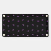 ハロウィーン，紫の目，トリックまたは治療，ブー 横断幕 (横)