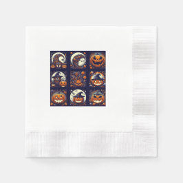 ハロウィーン 縁ありカクテルナプキン