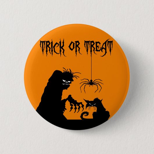 ハロウィーン 缶バッジ (正面)