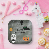 ハロウィーン 装飾 プレート 紙皿 (パーティー)