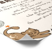 ハロウィーン「言わないベビー」赤ちゃんシャワーゲームポスター ポスター (角)