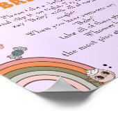 ハロウィーン「言わないベビー」赤ちゃんシャワーゲームポスター ポスター (角)