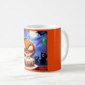 ハロウィーン – 誕生日3 コーヒーマグカップ (正面右)