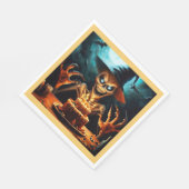 ハロウィーン – 誕生日6 スタンダードランチョンナプキン (角)