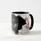 ハロウィーン、誕生日、クリスマスプレゼント マグカップ (正面右)