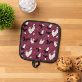 ハロウィーン 鍋敷き (トップダウン)