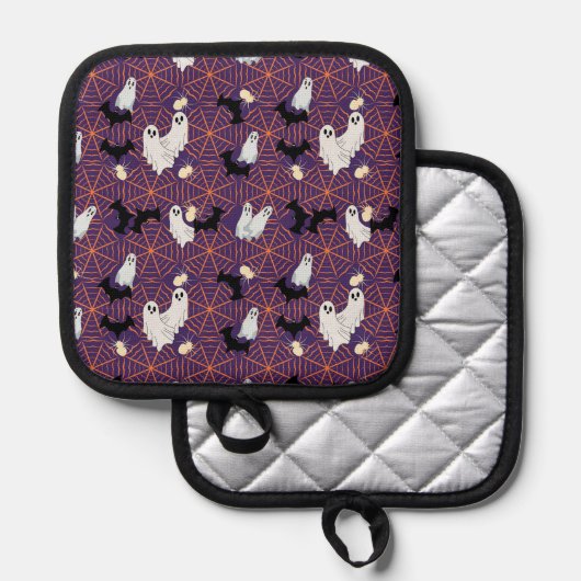 ハロウィーン 鍋敷き (正面/裏面)