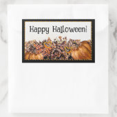 ハロウィーン 長方形シール (バッグ)