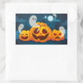 ハロウィーン 長方形シール (バッグ)