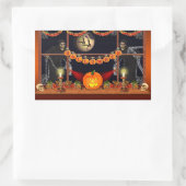 ハロウィーン 長方形シール (バッグ)