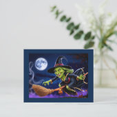 ハロウィーン/魔女はがき ポストカード (スタンド正面)