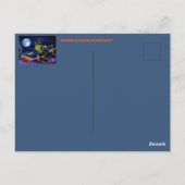 ハロウィーン/魔女はがき ポストカード (裏面)